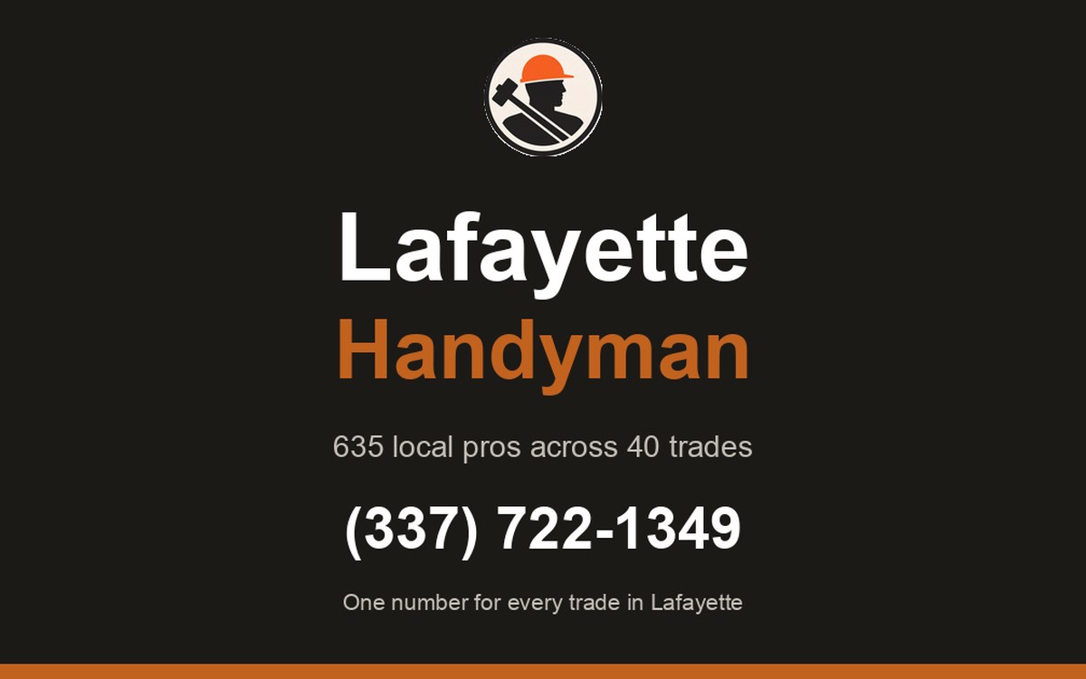 Lafayette Handyman Services homepage